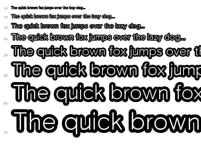 Monserga FFP font waterfall