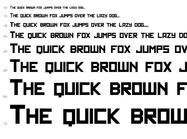 Politik font waterfall