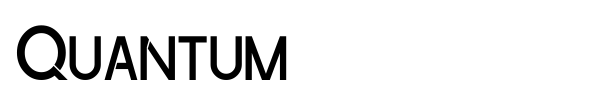 Шрифт Quantum