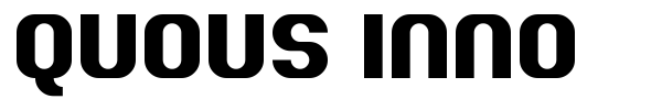 Шрифт Quous Inno