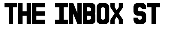 Шрифт The Inbox St
