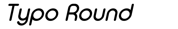 Typo Round font preview