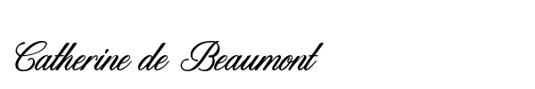 Шрифт Catherine de Beaumont