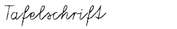 Шрифт Tafelschrift
