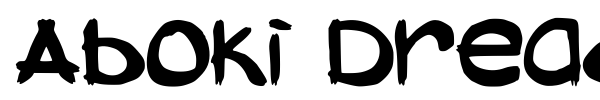 Aboki Dreadlock Jam Suya font preview