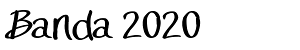 Шрифт Banda 2020