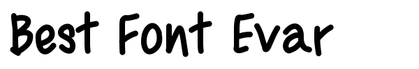 Шрифт Best Font Evar