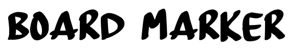 Шрифт Board Marker