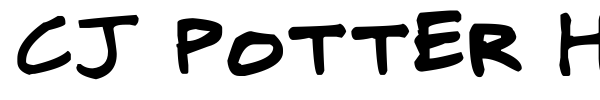 Шрифт CJ Potter Handwriting