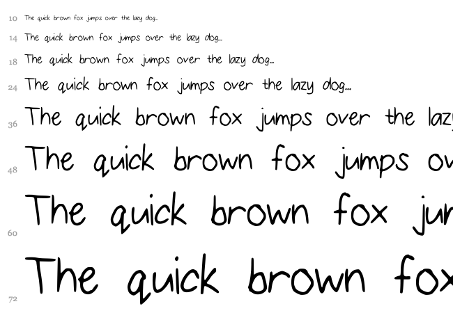 Confetti Falling font waterfall