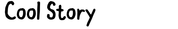 Шрифт Cool Story
