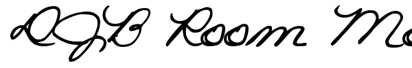 Шрифт DJB Room Mother Script