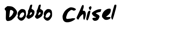 Шрифт Dobbo Chisel