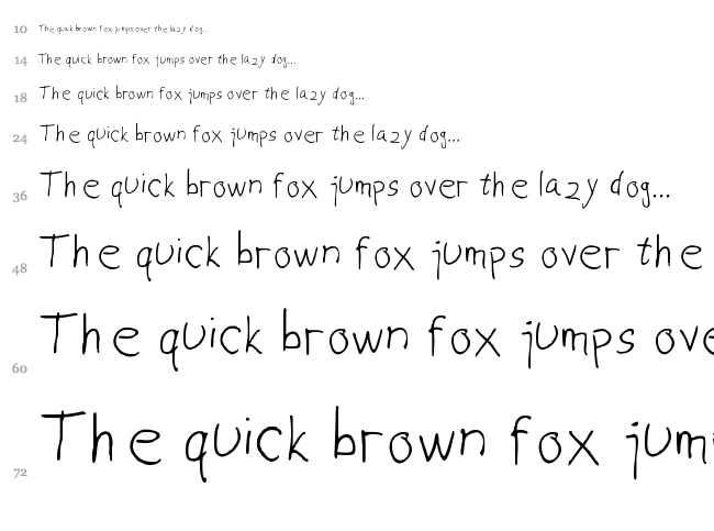 Joksovi Papci font waterfall