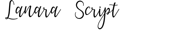 Шрифт Lanara Script
