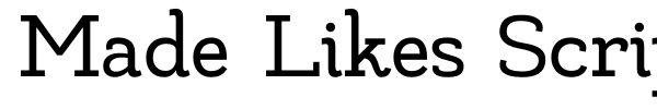 Шрифт Made Likes Script