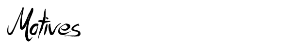 Шрифт Motives