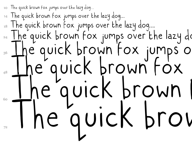 Natwooddraws font waterfall
