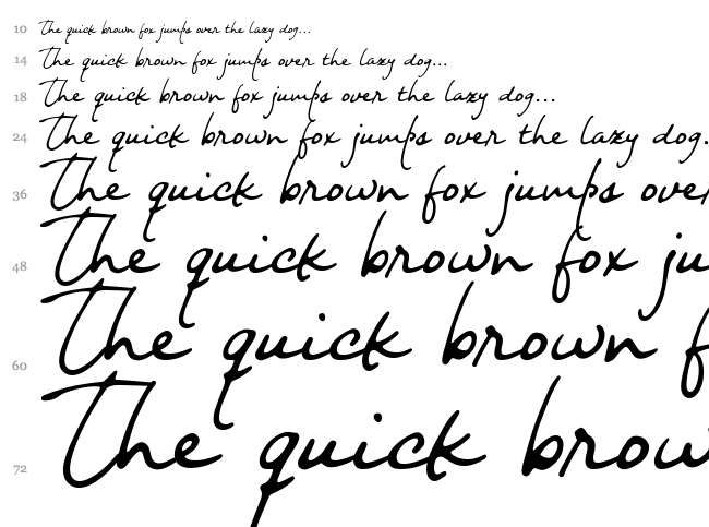 Night Wind Sent font waterfall