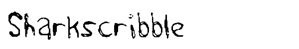 Шрифт Sharkscribble