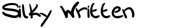 Шрифт Silky Written