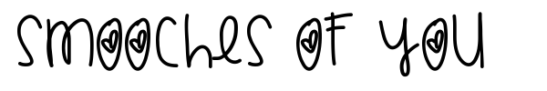 Шрифт Smooches Of You