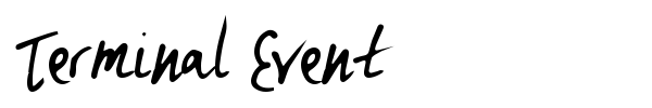 Шрифт Terminal Event