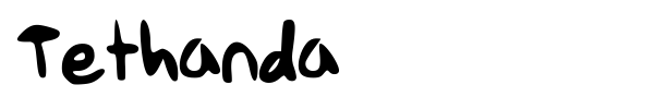 Шрифт Tethanda