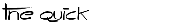 Шрифт The Quick