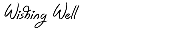 Шрифт Wishing Well