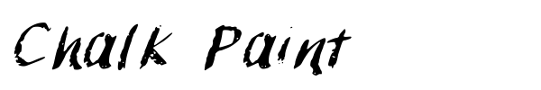 Шрифт Chalk Paint
