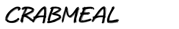 Шрифт Crabmeal