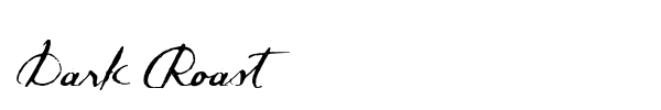 Шрифт Dark Roast