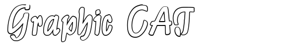 Шрифт Graphic CAT
