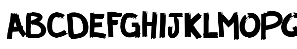 Шрифт Guerrilla Font