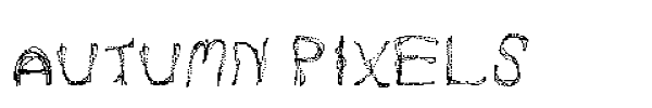 Шрифт Autumn Pixels