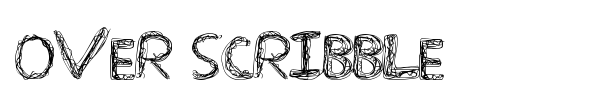 Шрифт Over Scribble
