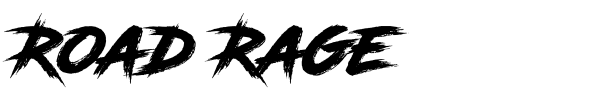 Шрифт Road Rage