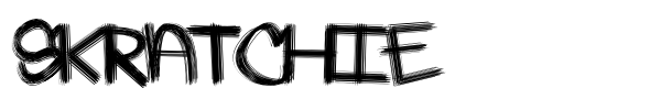 Шрифт Skratchie