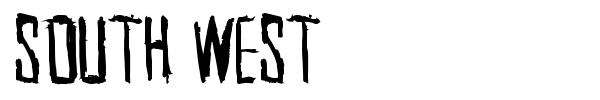 Шрифт South West
