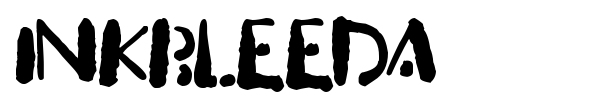 Шрифт Inkbleeda