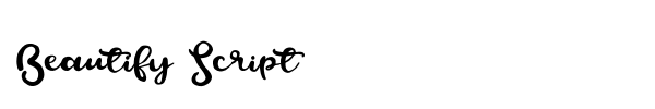 Шрифт Beautify Script