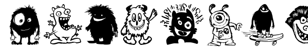 Шрифт Happy Monsters