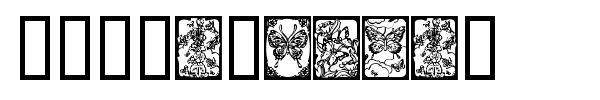 Butterflies font preview