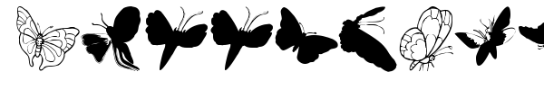 Шрифт ButterFly