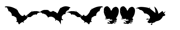 Шрифт Vampyr Bats