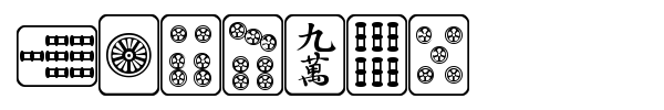 Шрифт Mahjong