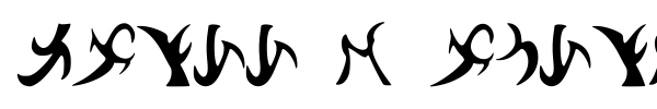 Drenn s Runes font preview