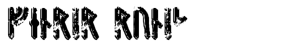 Шрифт Fenrir Runic