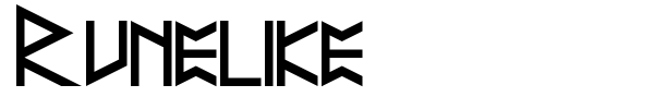 Шрифт Runelike